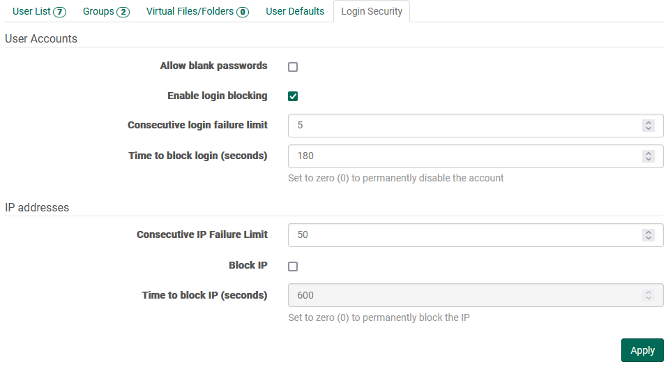 Login Security